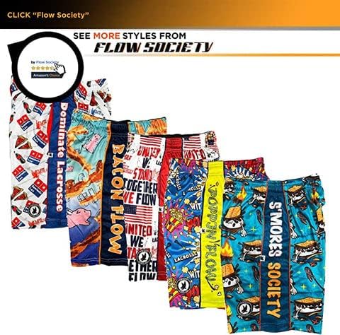 Store Society Retro Star Boys Lacrosse Shorts | מכנסיים קצרים של בנים | מכנסיים קצרים לקרוס לבנים | מכנסיים